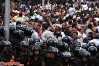Alexandria: MB, ElBaradei and political activists protest against police brutality