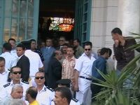 University guards ban arts exhibition  slamming emergency law