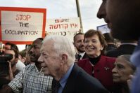Global Elders meet residents of the Silwan Jerusalem suburb