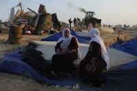Women, children homeless after their tents razed by Israel in Negev