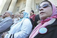 Professors in Egypt on national strike.