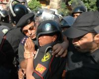 Fired shots on the equipment used to build the Iron wall in Rafah and the CIA tortures Hamas prisoners.