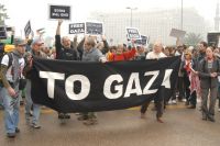European campaign against Gaza blockade visits presidential palace in Warsaw