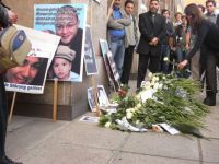 Memorial to Marwa Sherbini Vandalised