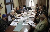 Akef heads first meeting with the newly elected Executive Guidance Bureau