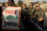 Massive protest in Sheikh Jarrah against displacement of Palestinians