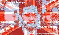 UK Liberal Democrat leader Nick Clegg's initiation as Israeli stooge